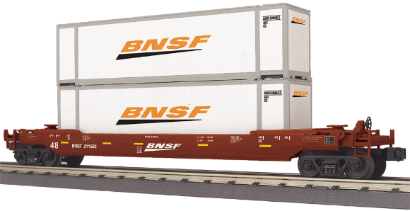 Picture of RailKing BNSF Husky Stack Car 