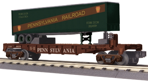 Picture of RailKing Pennsylvania Flat Car w/ Trailer