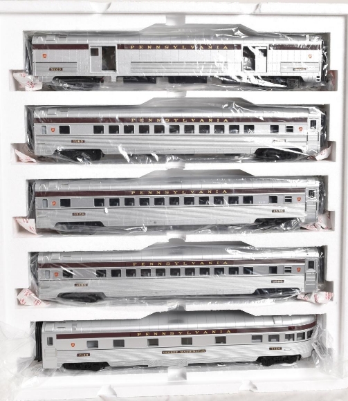 Picture of MTH Pennsylvania Streamlined ABS 70' 7-Car Set (20-6530/6630)