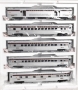 Picture of MTH Pennsylvania Streamlined ABS 70' 7-Car Set (20-6530/6630)