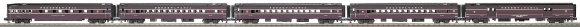 Picture of MTH Pennsylvania Streamlined ABS 7-Car Passenger Set (20-6557/6657)