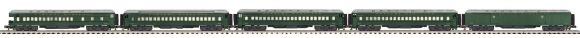 Picture of MTH Premier Western Maryland (Green) 70' Madison 5-Car Set