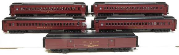 Picture of MTH Premier Boston & Maine 70' Madison 5-Car Set