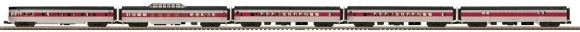 Picture of MTH Premier Lackawanna Streamlined 5-Car Passenger Set (TR)