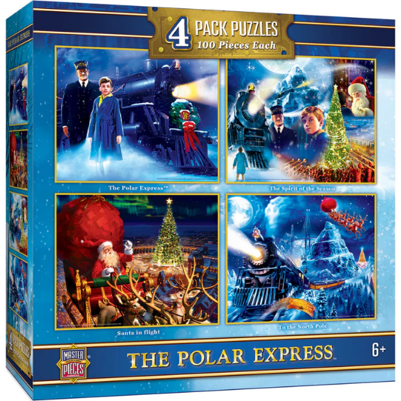 Picture of The Polar Express 4-Pack of 100pc Puzzles (4 in 1)