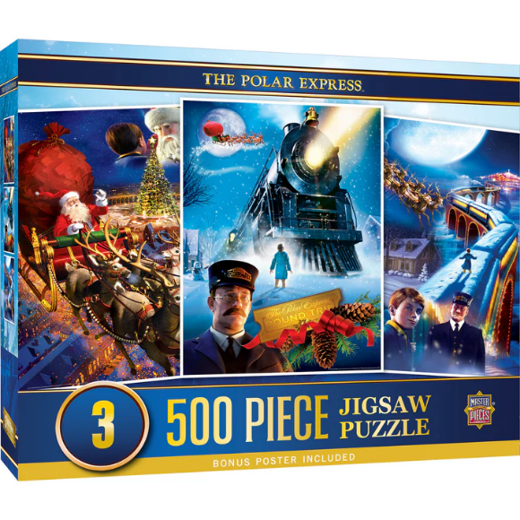 Picture of The Polar Express 3-Pack of 500pc Puzzles (3 in 1)