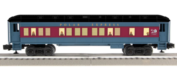 Picture of Lionel Polar Express 20th Anniversary Add-On Coach (Black Roof)