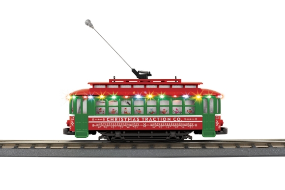 Picture of MTH Christmas Bump-N-Go Trolley w/ LED Lights