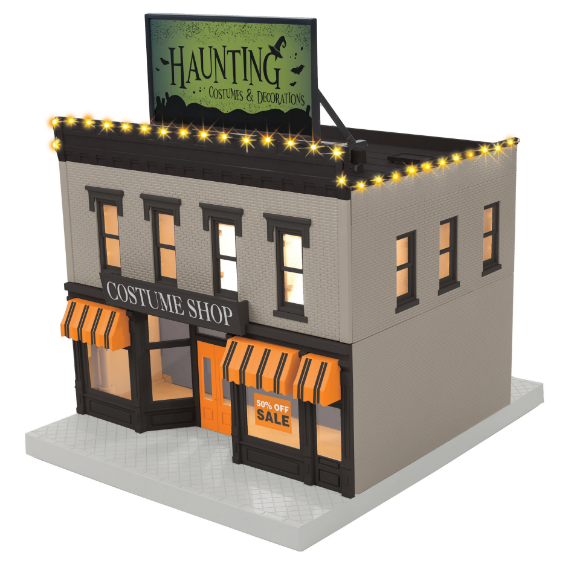 Picture of MTH Halloween Costumes & Decorations 2-Story Building w/ Lights