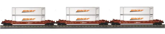 Picture of MTH Railking BNSF 3-Car Husky Stack Set  