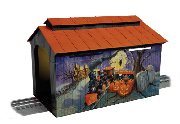 Picture of Lionel Angela Trotta Thomas Halloween Covered Bridge