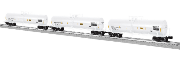 Picture of Lionel GATX 50' Tank Car 3-Pack   