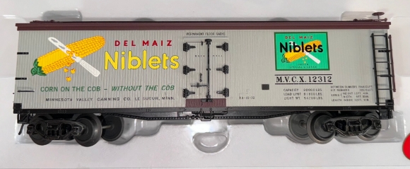 Picture of ATLAS Del Maiz Niblets Corn 40' Woodside Refrigerator Car #12312 (used)