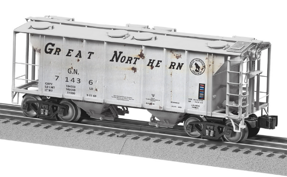 Picture of Lionel Great Northern PS-2 'Weathered' Covered Hopper #71436