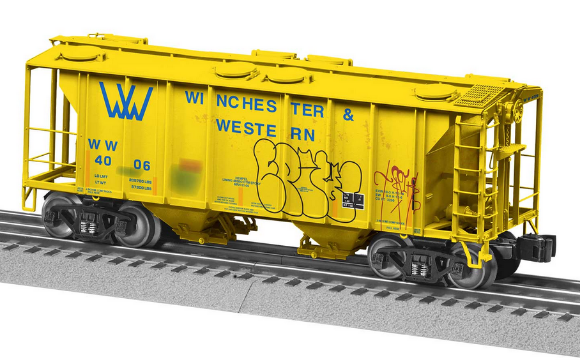 Picture of Lionel Winchester & Western PS-2 'Weathered' Covered Hopper #4006