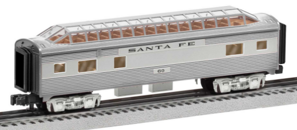 Picture of Lionel Santa Fe Full-Dome Add-On Passenger Car 