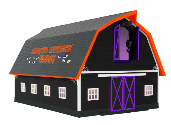 Picture of Lionel Halloween Haunted Barn w/ Blinking Lights