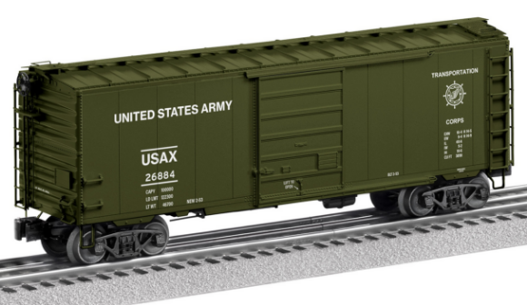 Picture of Lionel U.S. Army WWII PatriotSounds PS-1 Boxcar #26884