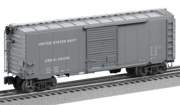 Picture of Lionel U.S. Navy WWII PatriotSounds PS-1 Boxcar #61-02450