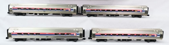 Picture of MTH Premier Amtrak Amfleet 4-Car Passenger Set