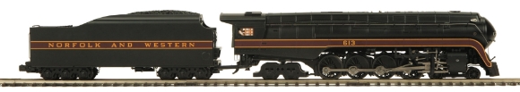 Picture of MTH Premier Norfolk & Western 'J' 4-8-4 Locomotive #613 w/ Proto 2.0
