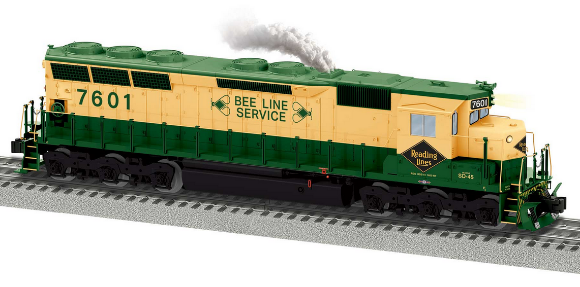 Picture of Lionel LEGACY Reading 'Bee Line' SD45 #7601