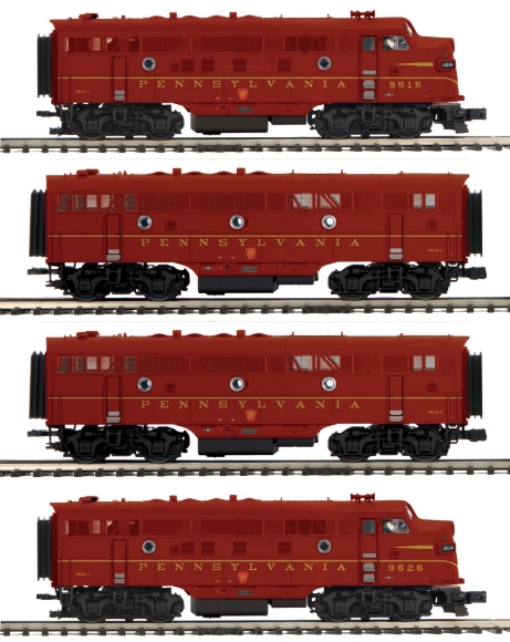 Picture of MTH Premier Pennsylvania F-3 'ABBA' Diesel Set w/ Proto 3.0 (20-21580-1/20-21580-3/21581-4)