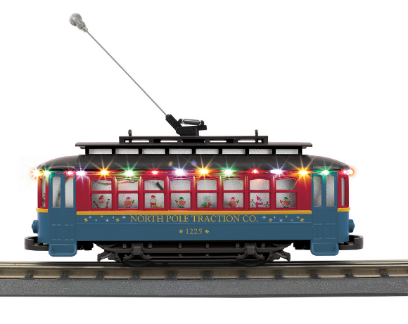 Picture of MTH RailKing Christmas North Pole Bump-n-Go Trolley w/ Lights