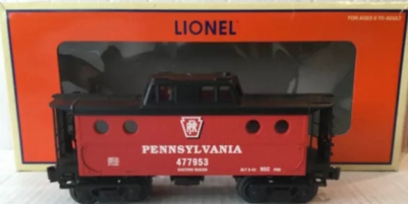 Picture of Lionel Pennsylvania Red Porthole Caboose