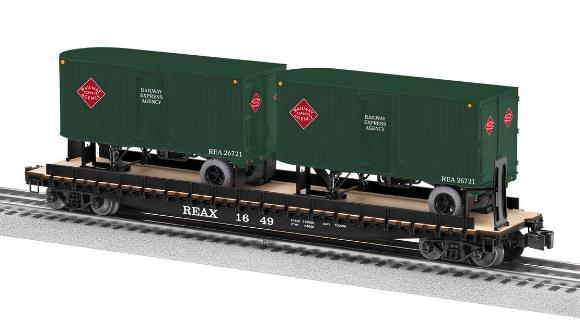 Picture of Lionel REA 50' TOFC Flatcar w/ 20' Trailers