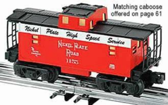 Picture of Lionel Nickel Plate Square Window Caboose