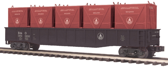 Picture of MTH Premier B&O Gondola w/ LCL Containers