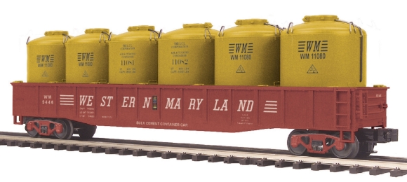 Picture of MTH Premier Western Maryland Gondola w/ LCL Cement Containers