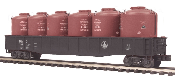 Picture of MTH Premier Baltimore & Ohio Gondola w/ LCL Cement Containers 