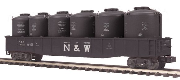 Picture of MTH Premier Norfolk & Western Gondola w/ LCL Cement Containers  