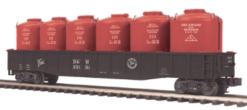 MTH PREMIER RAILGON GONDOLA CAR W/ COIL STEEL LOAD 20-98874! O SCALE