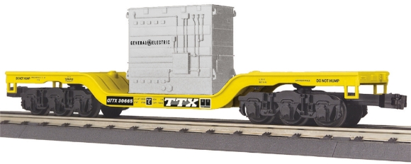 Picture of TTX Depressed Flatcar w/Transformer Load 