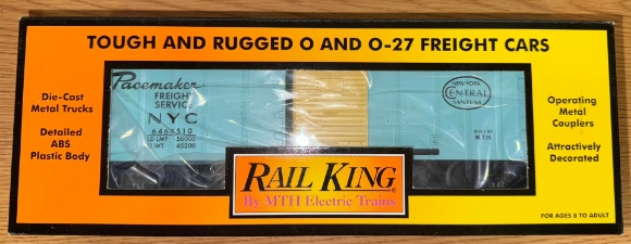 Picture of MTH RailKing "Girl's" Blue Boxcar 