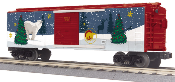 Picture of MTH RailKing Polar Bear Christmas North Pole Boxcar 