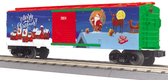 Picture of MTH RailKing Santa Christmas 2024 Boxcar