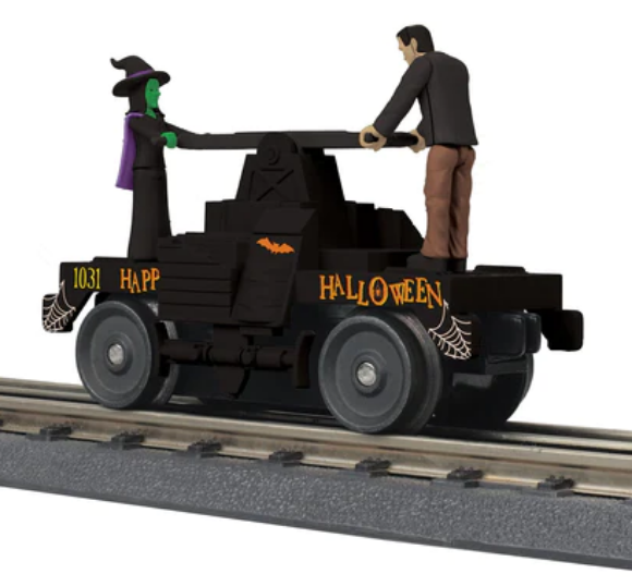 Picture of MTH RailKing Halloween Operating Handcar (Black)