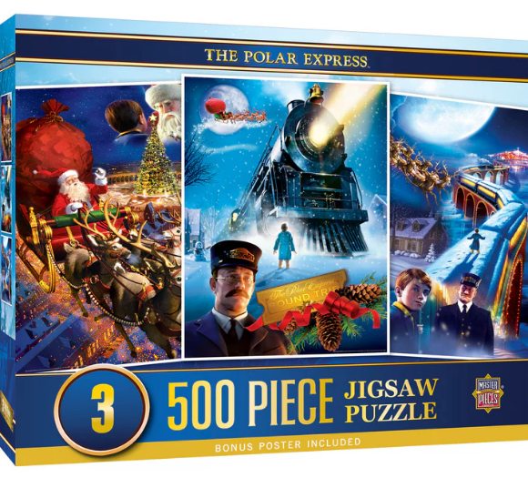 Picture of The Polar Express 3-Pack of 500pc Puzzles (3 in 1)