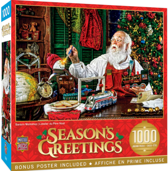 Picture of Season's Greetings - Santa's Workshop 1000pc Puzzle