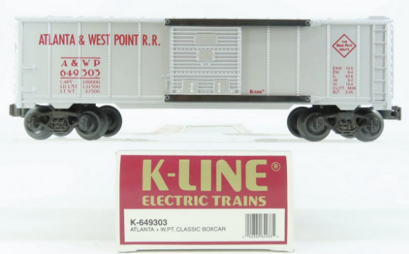 Picture of K-Line Atlanta & West Point (A&WP) Boxcar