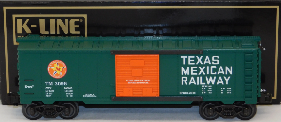 Picture of K-Line 1996 TCA Convention Texas Mexican Railway Boxcar