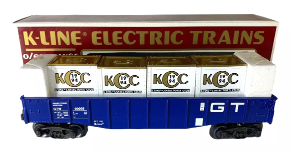 Picture of K-Line Grand Trunk Gondola w/ KCC Crates