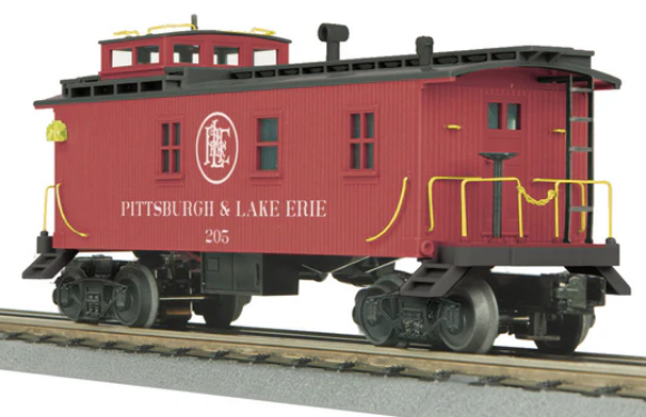 Picture of MTH RailKing Pittsburgh & Lake Erie Woodsided Caboose