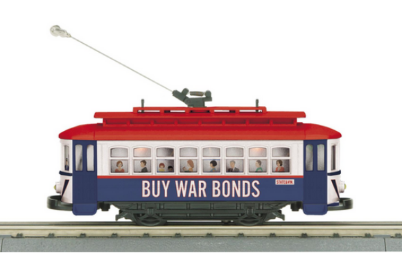 Picture of MTH RailKing 'Buy War Bonds' Bump-n-Go Trolley 