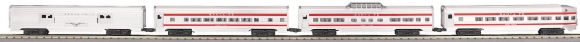 Picture of MTH Premier Santa Fe Aluminum 4-Car Set