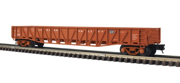 Picture of ATLAS 'Trainman' Lehigh Valley 52' 6" 70-Ton War Emergency Gondola 
